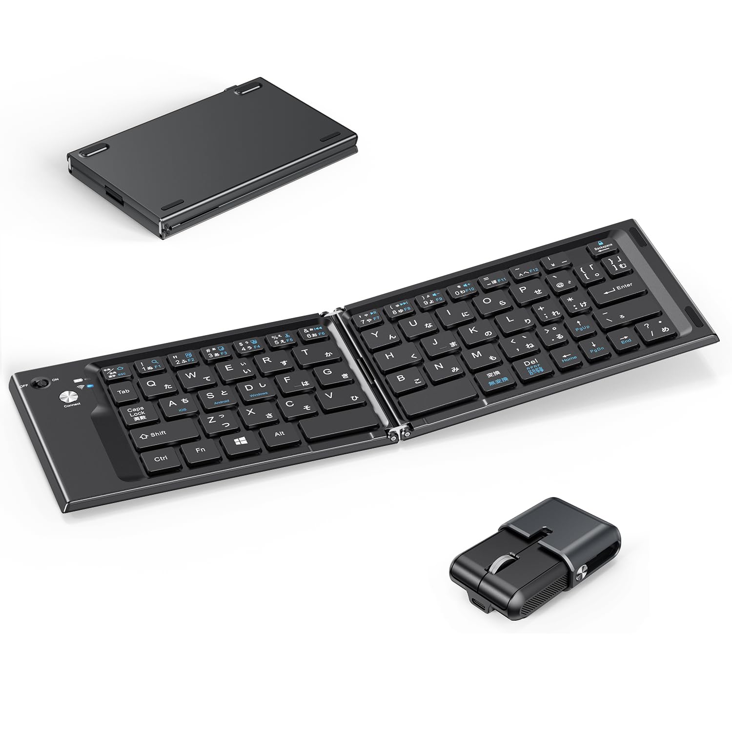 Amazon | キーボード ワイヤレス マウスセット【2026 折りたたみ・JIS